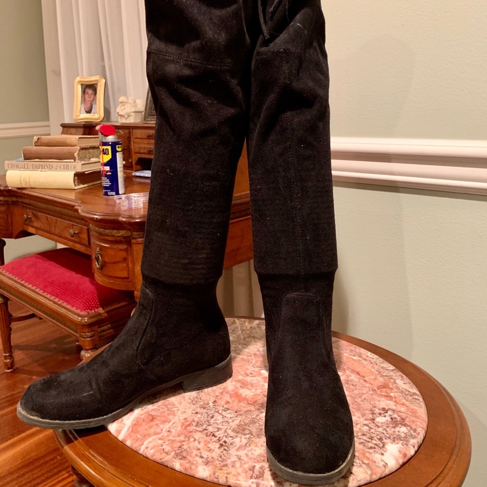 Over The Knee Black Boots